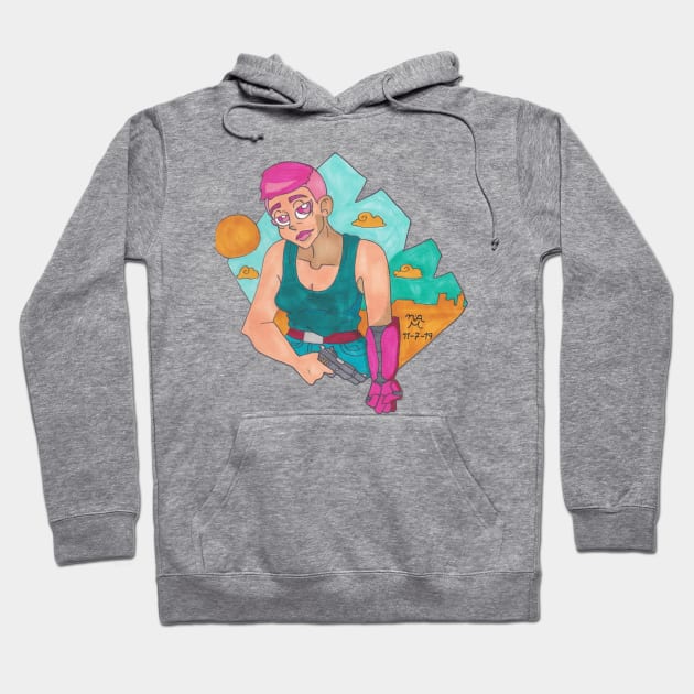 Apocalypse Girl Hoodie by The Beautiful Egg